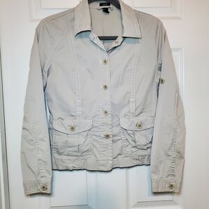 J. Crew Lightweight Khaki Jacket Sz 4